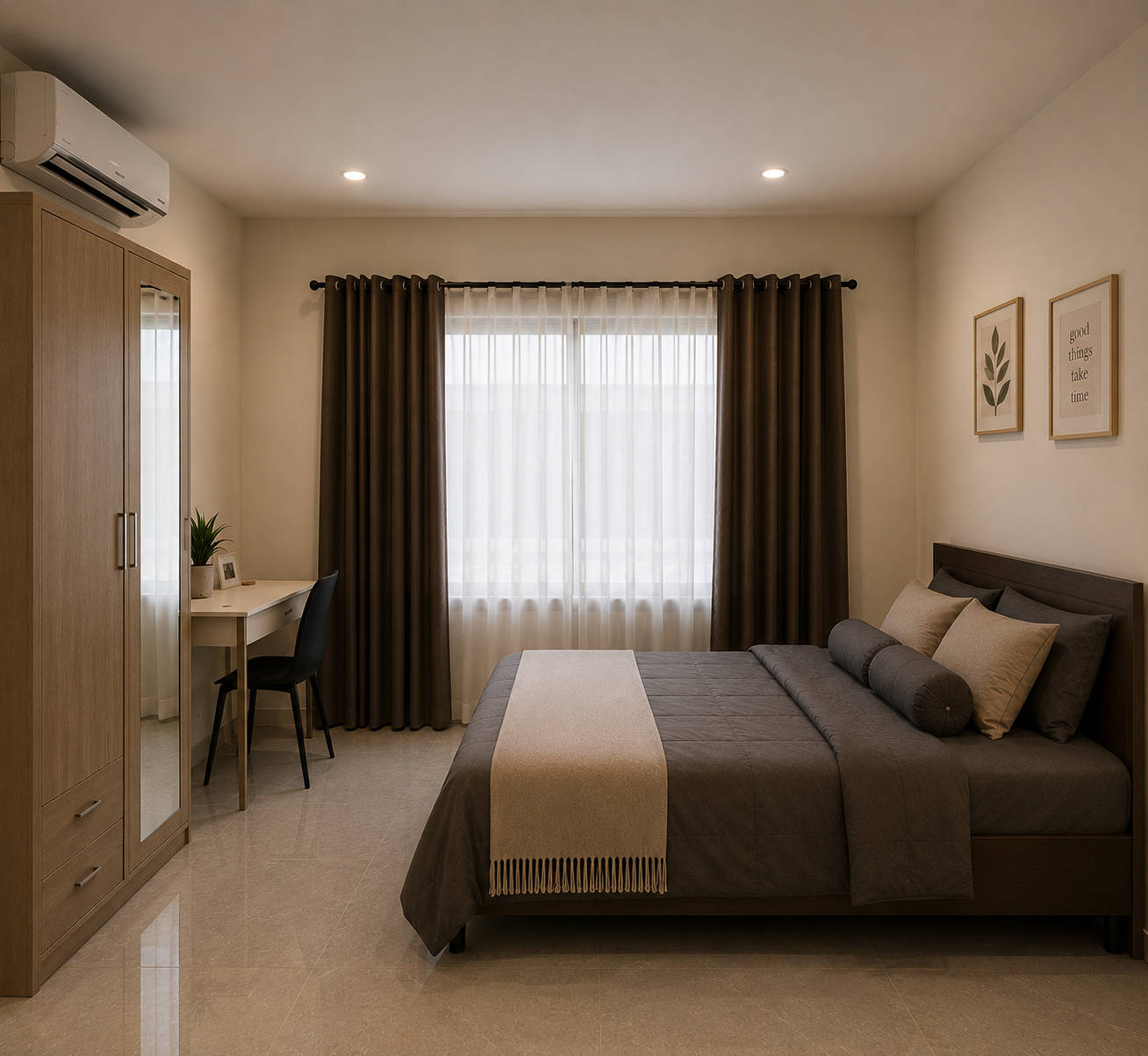 double bed