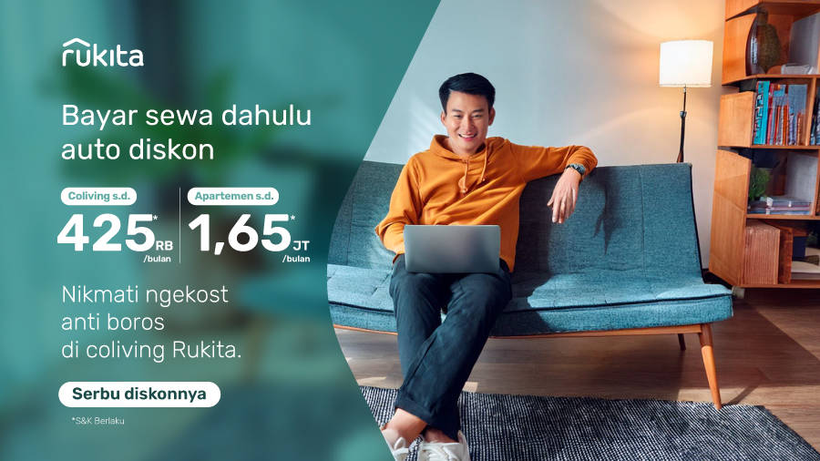 Bayar Sewa di Muka Ada Diskon s.d Rp425 Ribu Tiap Bulan