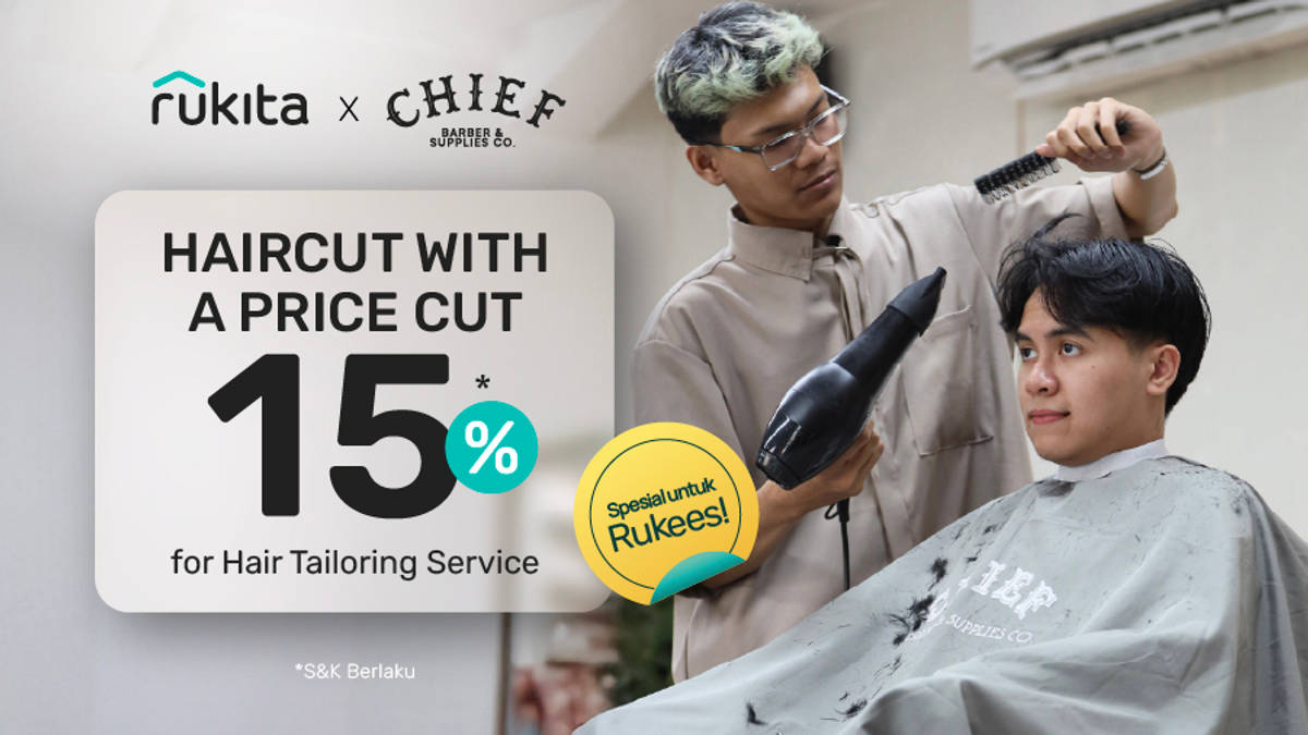 Tampil Makin Ganteng dengan Diskon 15% di Chief Barber