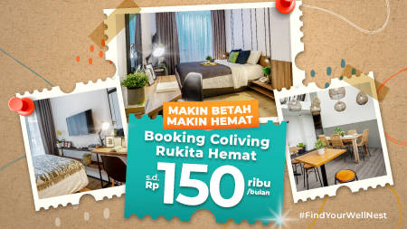 Tinggal Lebih Lama di Rukita Hemat s.d Rp150 Ribu Tiap Bulan