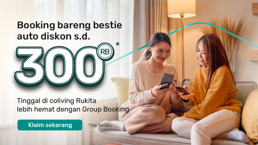 Booking Bareng Bestie Diskon s.d Rp300 Ribu Tiap Bulan