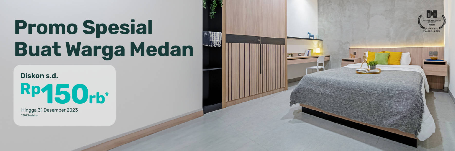 Tinggal di Rukita Coliving Medan Diskon hingga 150K!