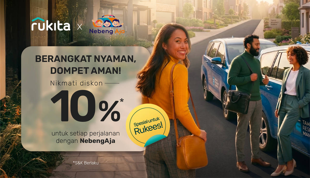 Diskon 10% untuk Perjalanan NebengAja Khusus Rukees