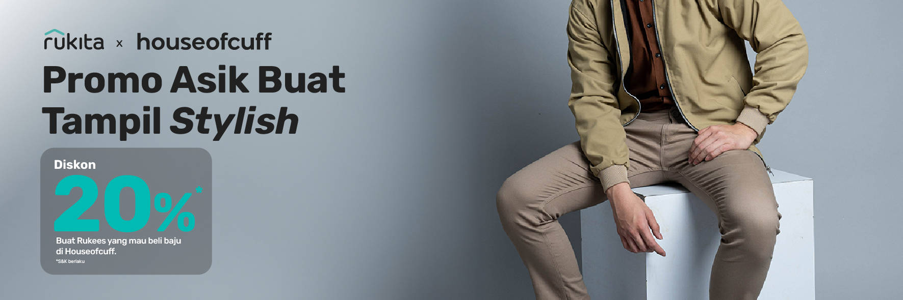Belanja Fashion Item Pria Hemat 20% di Houseofcuff
