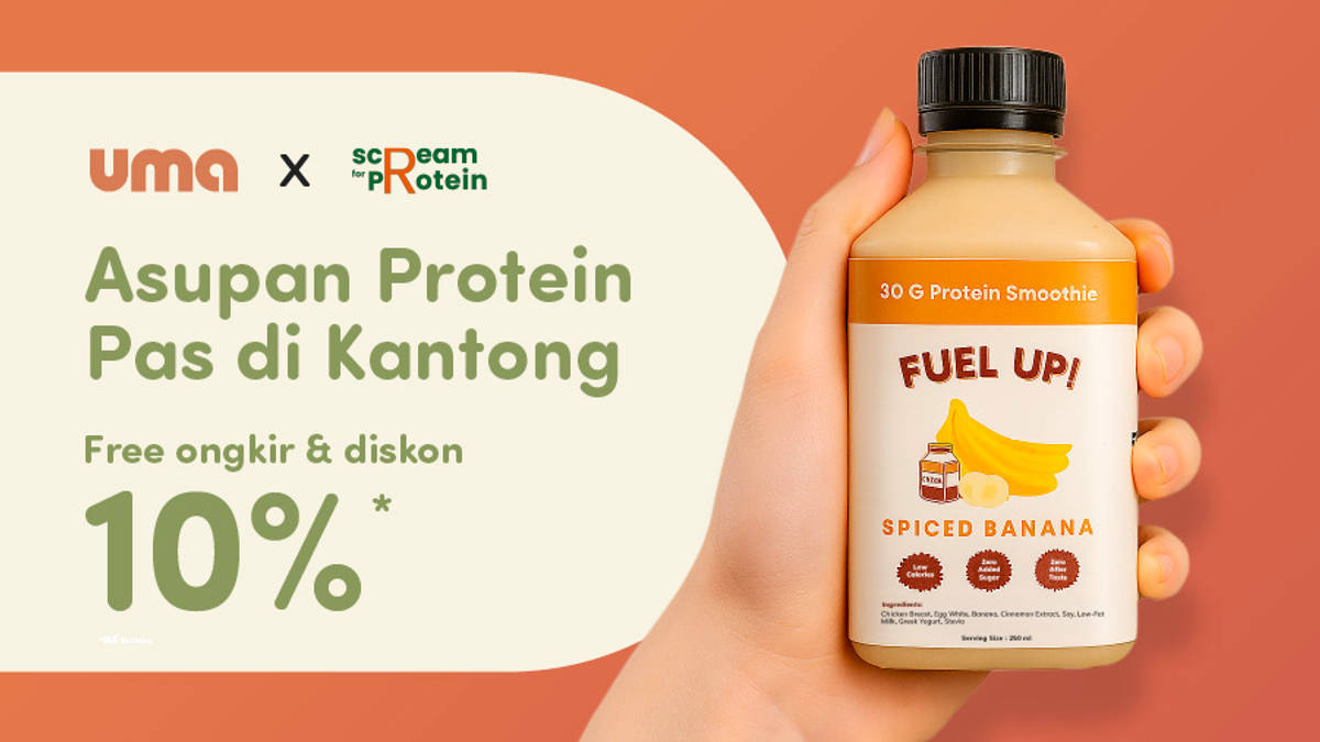 Diskon 10% dari Scream For Protein untuk Umania