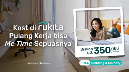 Ngekost Dekat Kantor Diskon s.d Rp350 Tiap Bulan