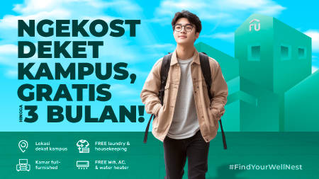 Booking Kost Dekat Kampus 2 Semester Gratis Ngekost s.d 3 Bulan