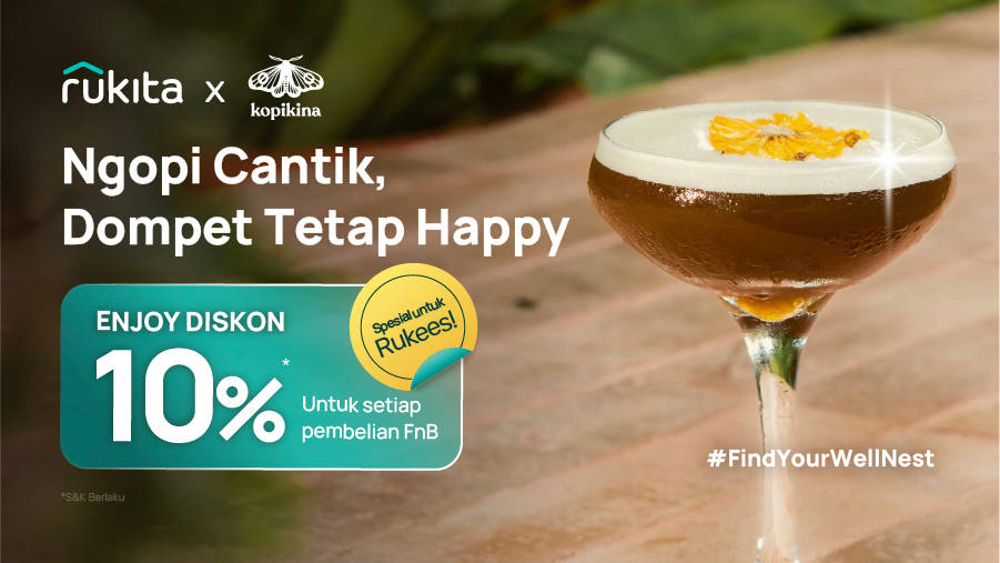 Khusus Rukees Diskon 10% Ngopi Cantik di Kopikina
