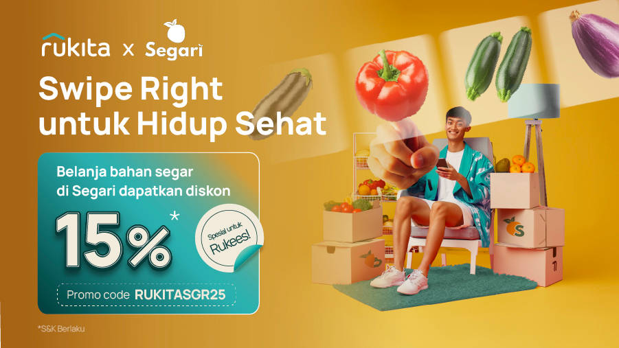 Diskon 15% untuk Belanja di Segari Khusus Rukees