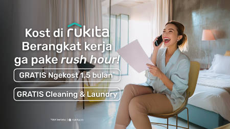 Booking Setahun di Rukita Free 1,5 Bulan