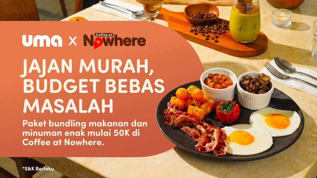 Umania, Nongkrong Hemat di Coffee at Nowhere Mulai Rp50 Ribuan Aja!