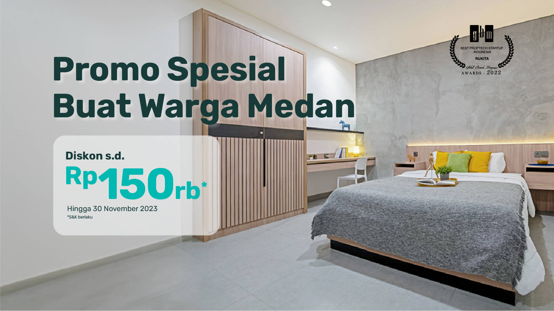 Tinggal di Rukita Coliving Medan Diskon hingga 150K!