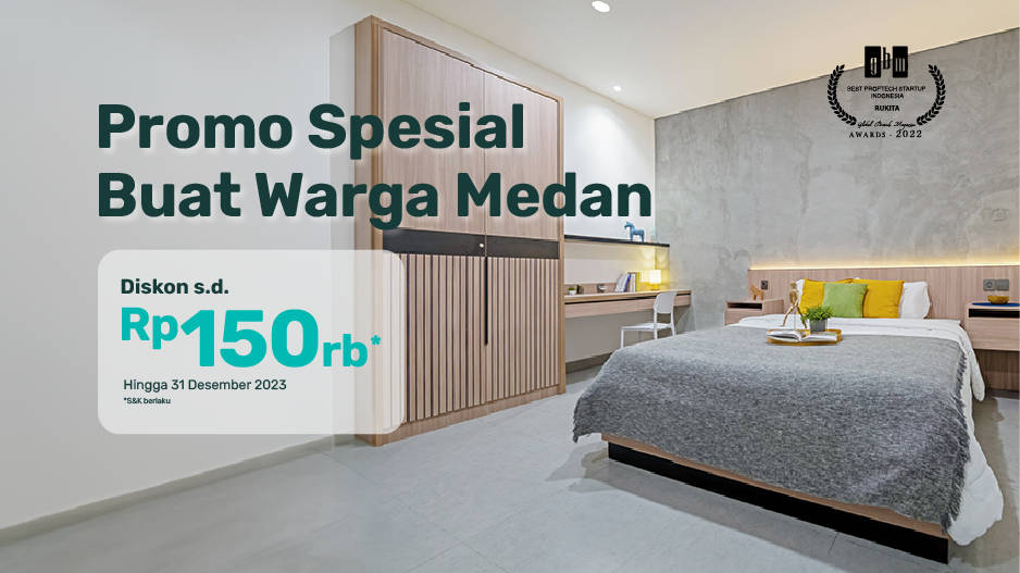 Tinggal di Rukita Coliving Medan Diskon hingga 150K!