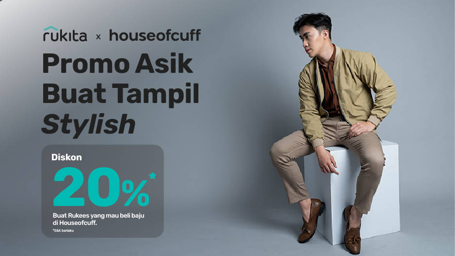 Belanja Fashion Item Pria Hemat 20% di Houseofcuff
